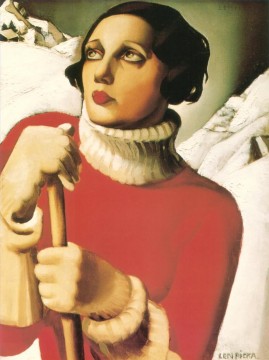 タマラ・デ・レンピッカ Painting - サンモリッツ 1929年 現代 タマラ・デ・レンピカ